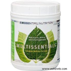 Uso de todas las multivitaminas y minerales naturales