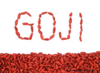 Información nutricional de las bayas de Goji y vitamina C