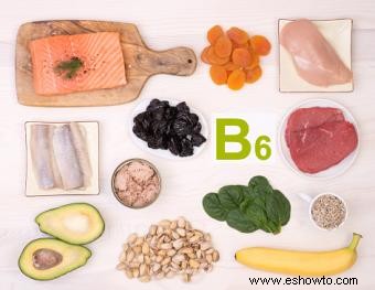 Vitamina B6 RDA y sobredosis