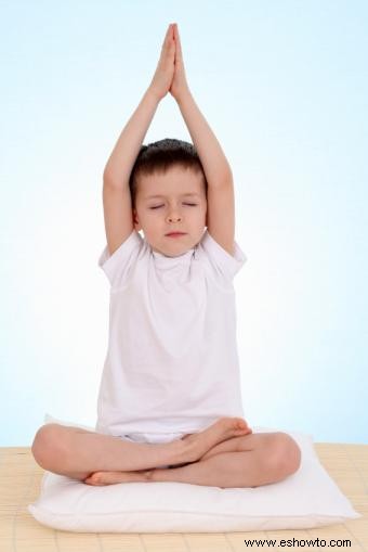8 movimientos de yoga + pilates para niños:entrenen juntos