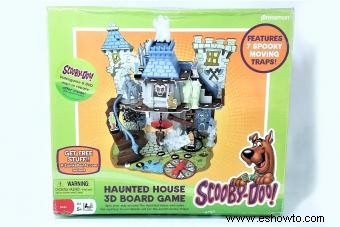 ¡Una descripción general de Scooby-Doo! Juego de mesa Haunted House 3D