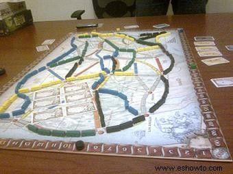 Juego de mesa Ticket to Ride:En camino a la configuración y el juego