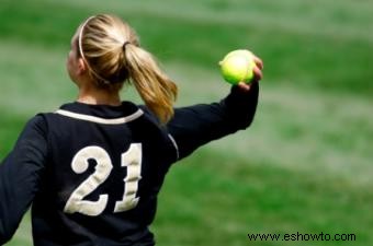 Saludos de softball femenino