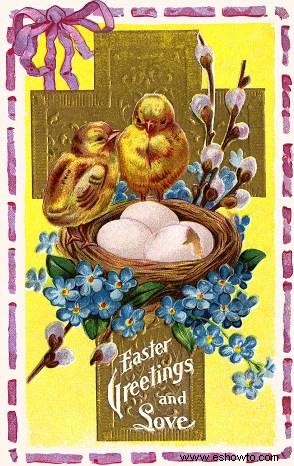 Refranes de tarjetas de Pascua