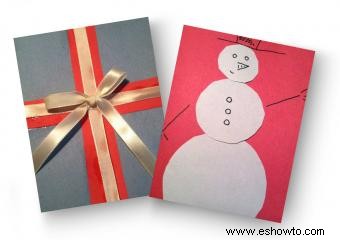 Patrones para tarjetas navideñas hechas a mano