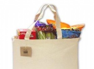 Manualidades con bolsas de lona