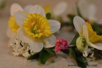 Cómo hacer una corona de flores