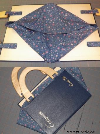 Cómo hacer un bolso con un libro