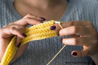 Cómo tejer crochet doble con instrucciones paso a paso 