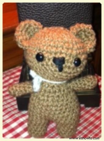 Patrón de oso de peluche Amigurumi