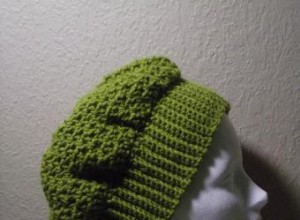 Patrón de gorro de ganchillo