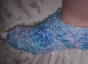 Patrón de crochet de pantuflas esponjosas