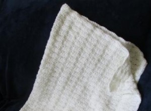 Patrón de ganchillo de manta de bebé gratis