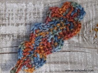 Cómo tejer hojas a crochet