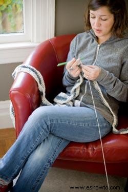 Cómo tejer a crochet para zurdos