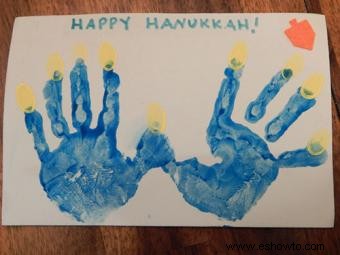 Artesanía de Hanukkah para niños