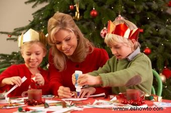 Ideas de manualidades navideñas para niños