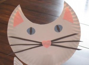 Cómo hacer un gato con plato de papel