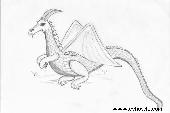 Cómo dibujar un dragón