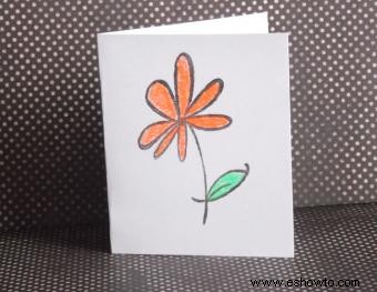 Ideas para tarjetas con estampado de goma