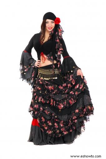 Trajes de danza gitana