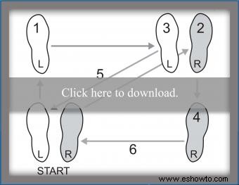 Pasos de baile y diagramas imprimibles