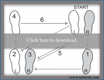 Pasos de baile y diagramas imprimibles