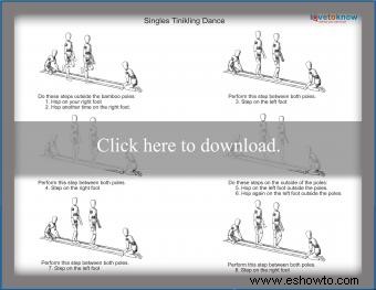 Pasos de baile y diagramas imprimibles