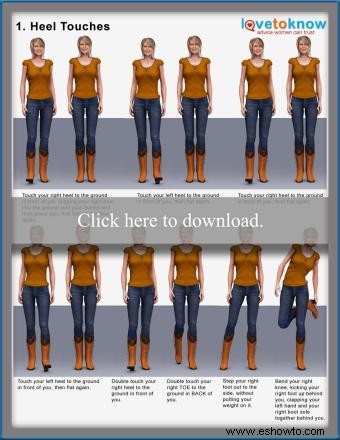 Pasos de baile y diagramas imprimibles