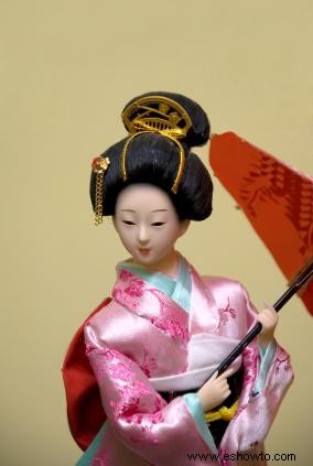 Historia de la danza japonesa con sombrilla