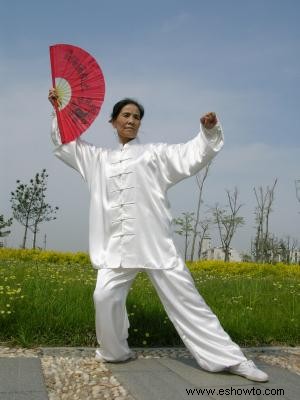 Danza de abanicos chinos