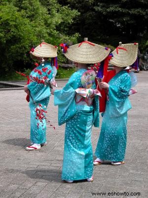 Festivales japoneses de baile callejero