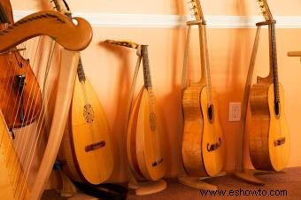 Soporte de madera para guitarra