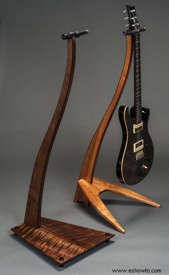 Soporte de madera para guitarra