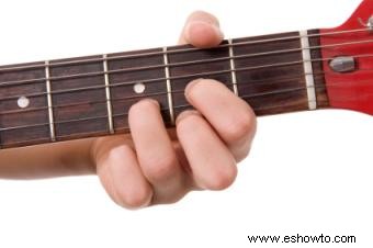 Instrucciones básicas de acordes de guitarra