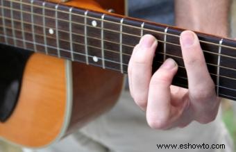 Instrucciones básicas de acordes de guitarra