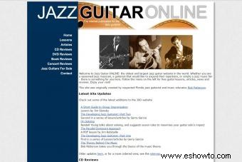 Cómo encontrar lecciones gratuitas de guitarra de jazz