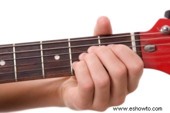 Instrucciones básicas de acordes de guitarra