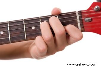 Instrucciones básicas de acordes de guitarra