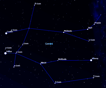 Constelación de Géminis