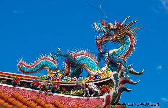 Dragón azul en la astrología china