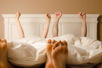 Hombre Aries y Mujer Piscis en la cama