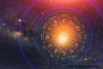 Comprender los grados en una tabla astrológica