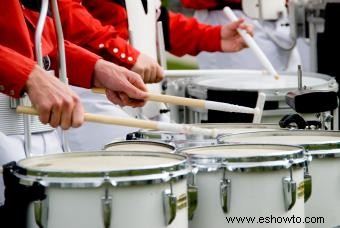 Lista de instrumentos de banda de marcha 