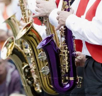 Lista de instrumentos de banda de marcha 