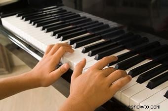 Diseño de teclado de piano imprimible