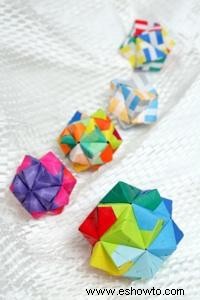 Diagramas de origami modulares