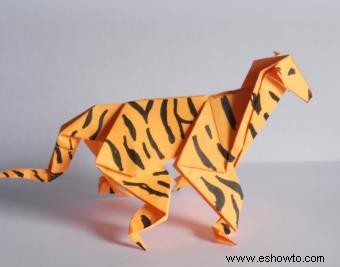 Tigre de origami