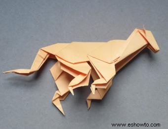 Tigre de origami