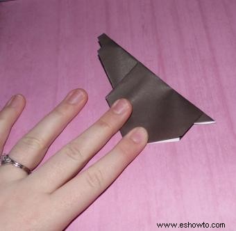 Cómo hacer un perro de origami